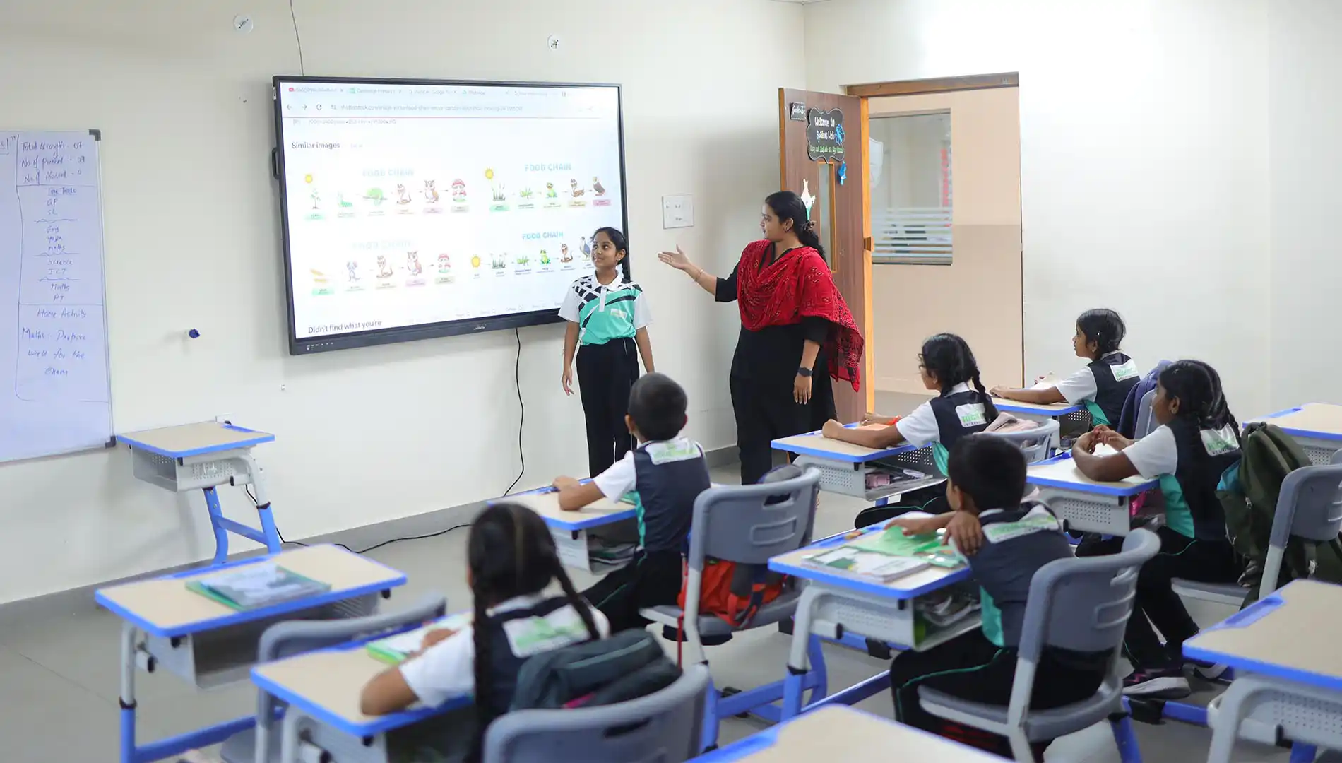 Interactive learning at Balaji HighFields International School