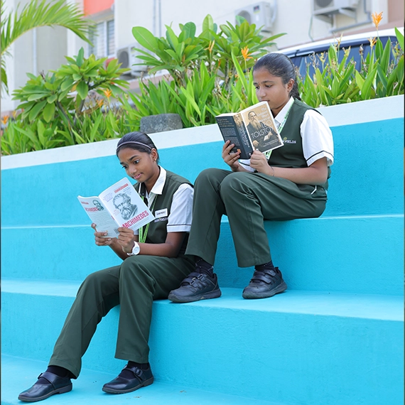 A HighFields student presenting an interactive classroom lesson